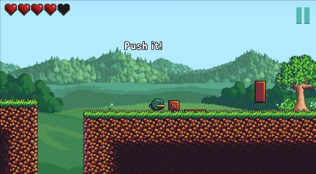 MyrasFall Screenshot - Push puzzle